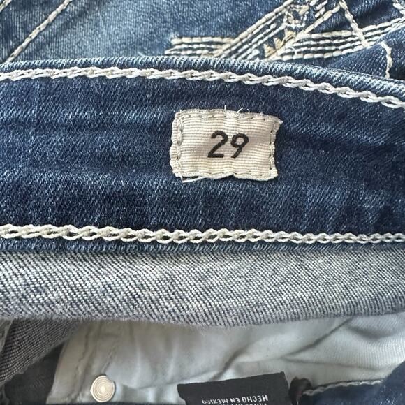 BKE Culture Women's 5 Pocket Crop Denim Blue Size 29 - Picture 6 of 10